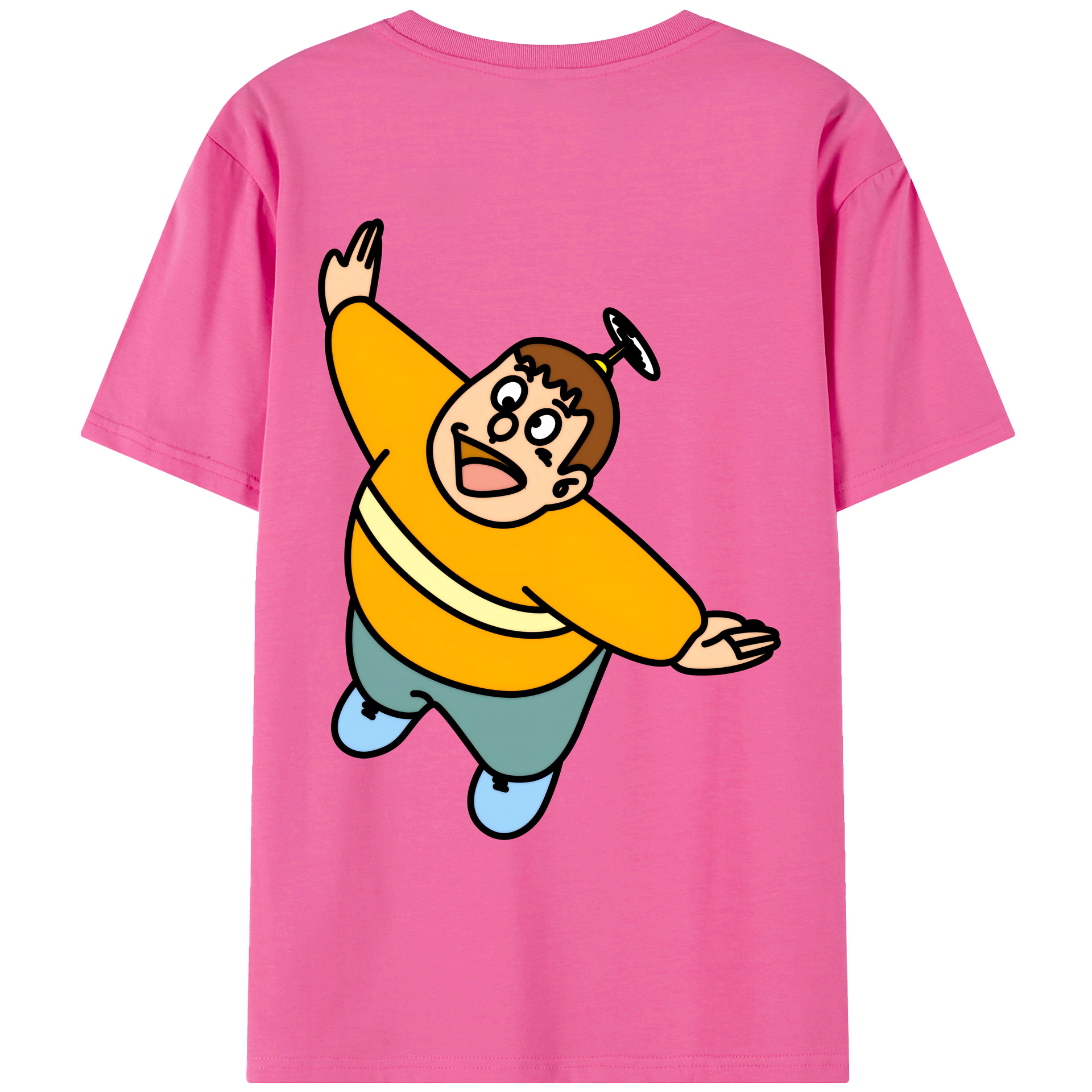 （画像用） ドラえもん 剛田武 Doraemon Gouta Takeshi レディース半袖Tシャツ(バックプリント)